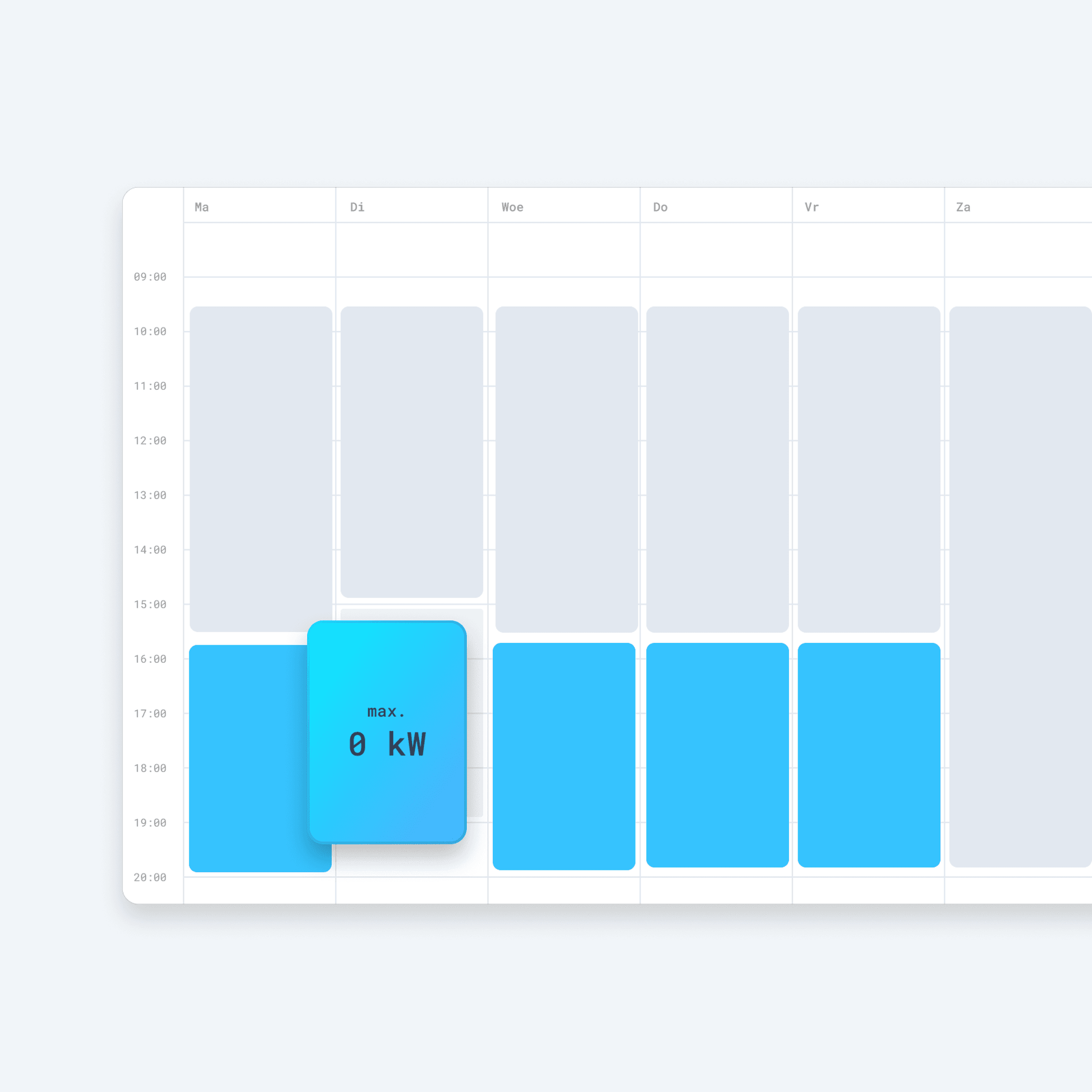 Automatische Power Schedules
